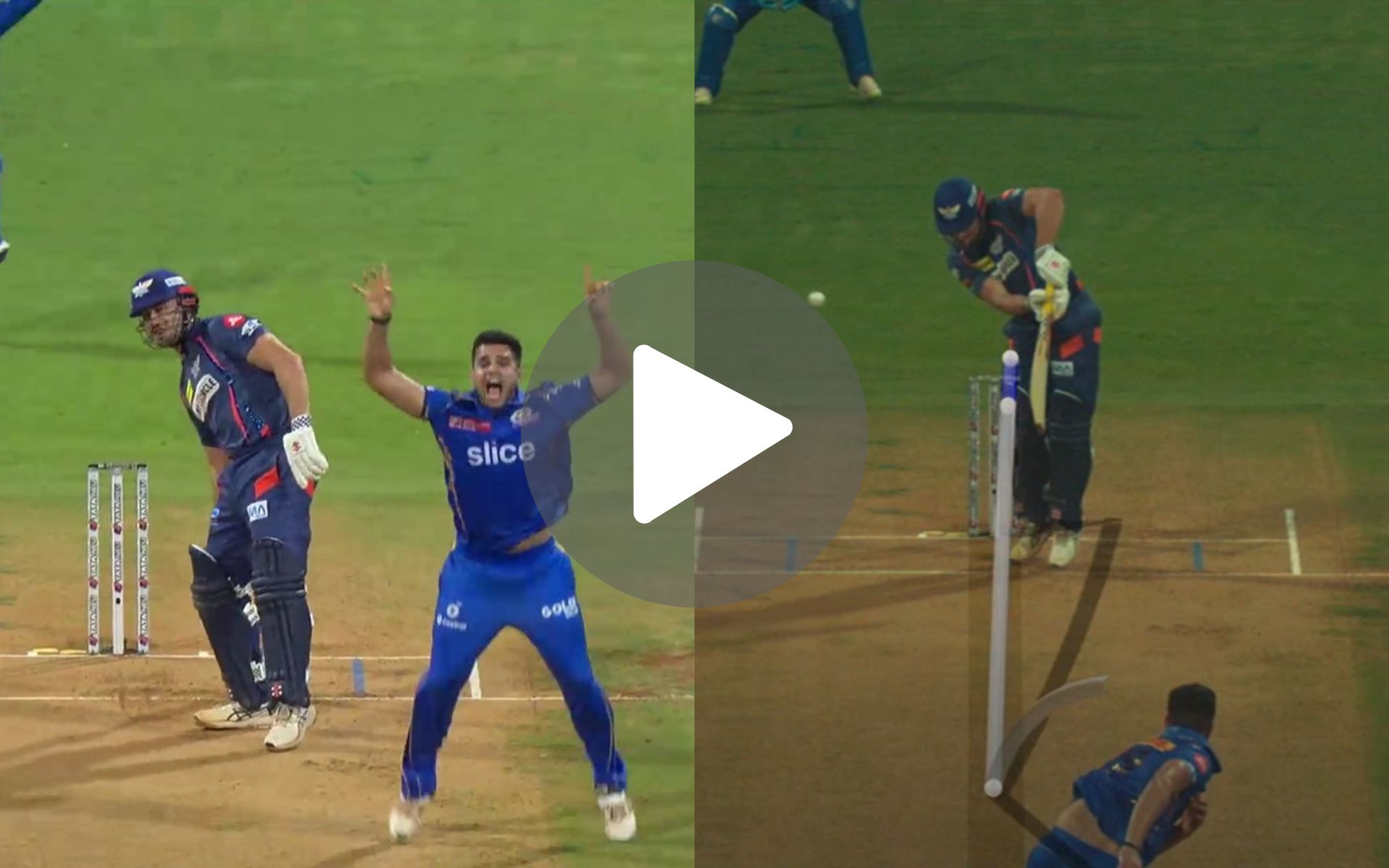 [Watch] Arjun Tendulkar's 'Animated' LBW Appeal Denied Via DRS As Stoinis Survives